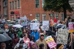 Tens of thousands of people march against Tories in Manchester